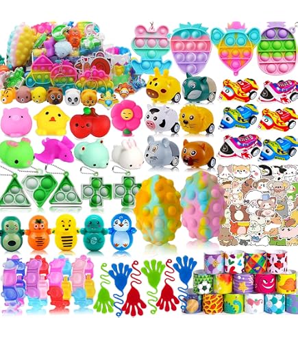 Amazon.com: Taulaap 134 Pack Party Favors for Kids 3-5 4-8-12